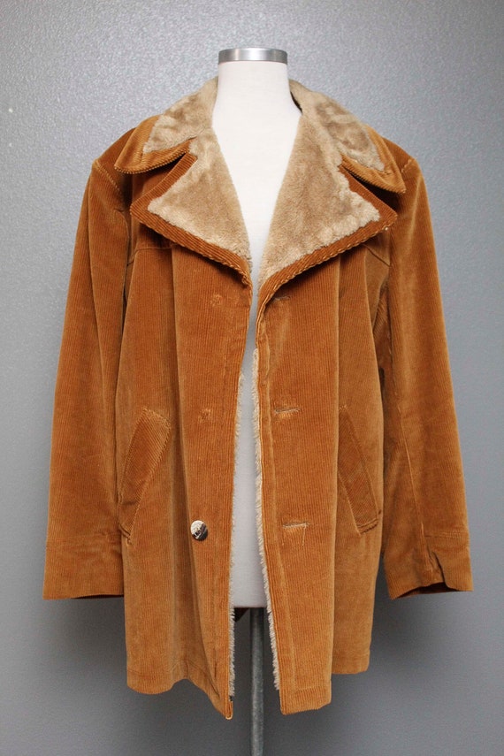 Fkvintage 1970s Corduroy Winter Coat by Cresco