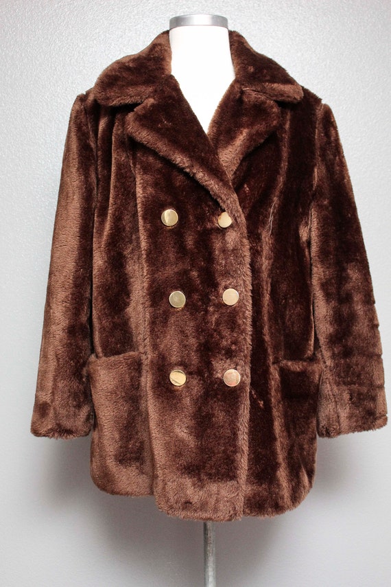 FKVintage 1970s Faux Fur Coat - image 3