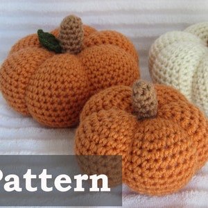 Crochet Pumpkin Pattern, Amigurumi Pattern, Crochet Pattern, Pumpkin Pattern, Pumpkin Decor Pattern,  PDF Crochet Pattern