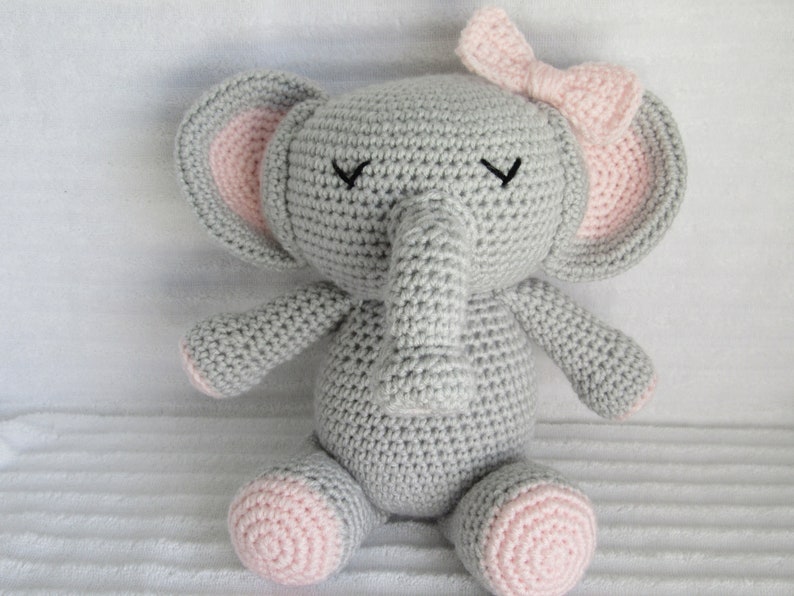 Crochet Animal Elephant Stuffed Animal Crochet Elephant | Etsy