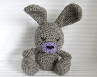 Crochet Bunny, Bunny Stuffed Animal, Crochet Stuffed Animal, Bunny Plush, Nursery Decor, Stuffed Bunny, Plush Animal, Stuffed Animal