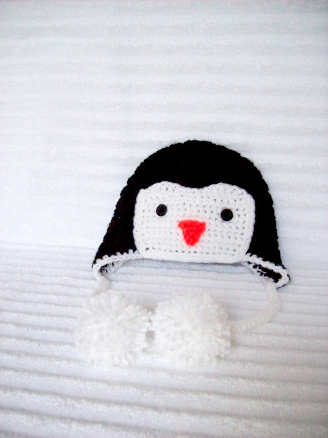 Baby Penguin Hat Newborn Penguin Hat Crochet Penguin Hat Etsy