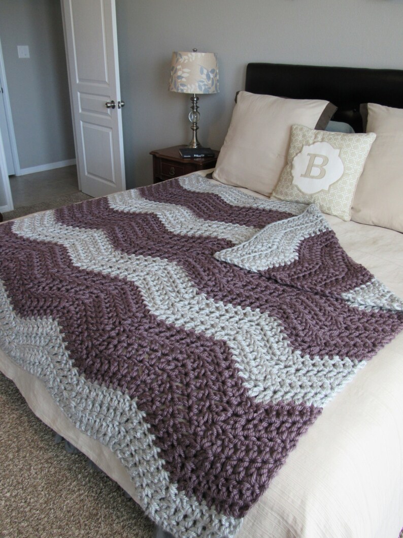 Chunky Blanket Soft Crochet Blanket Large Crochet Afghan Etsy Chunky Blanket Soft Crochet Blanket Large Crochet Afghan Etsy