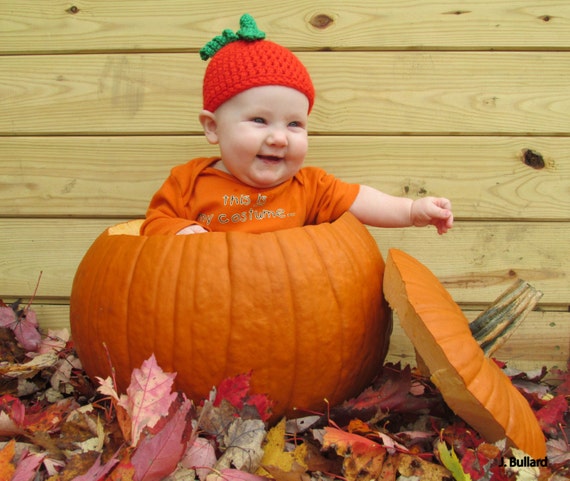 Baby Pumpkin Hat Crochet Pumpkin Hat 