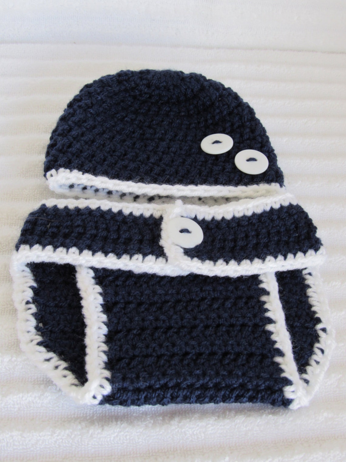 Baby Boy Diaper Cover Set Navy and White Diaper Cover Set Etsy