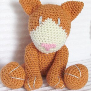Crochet Animal, Crochet Cat Stuffed Animal, Plush Cat, Crochet Kitty, Stuffed Cat, Kitten Plush, Cat Plush, Stuffed Cat, Toy Cat