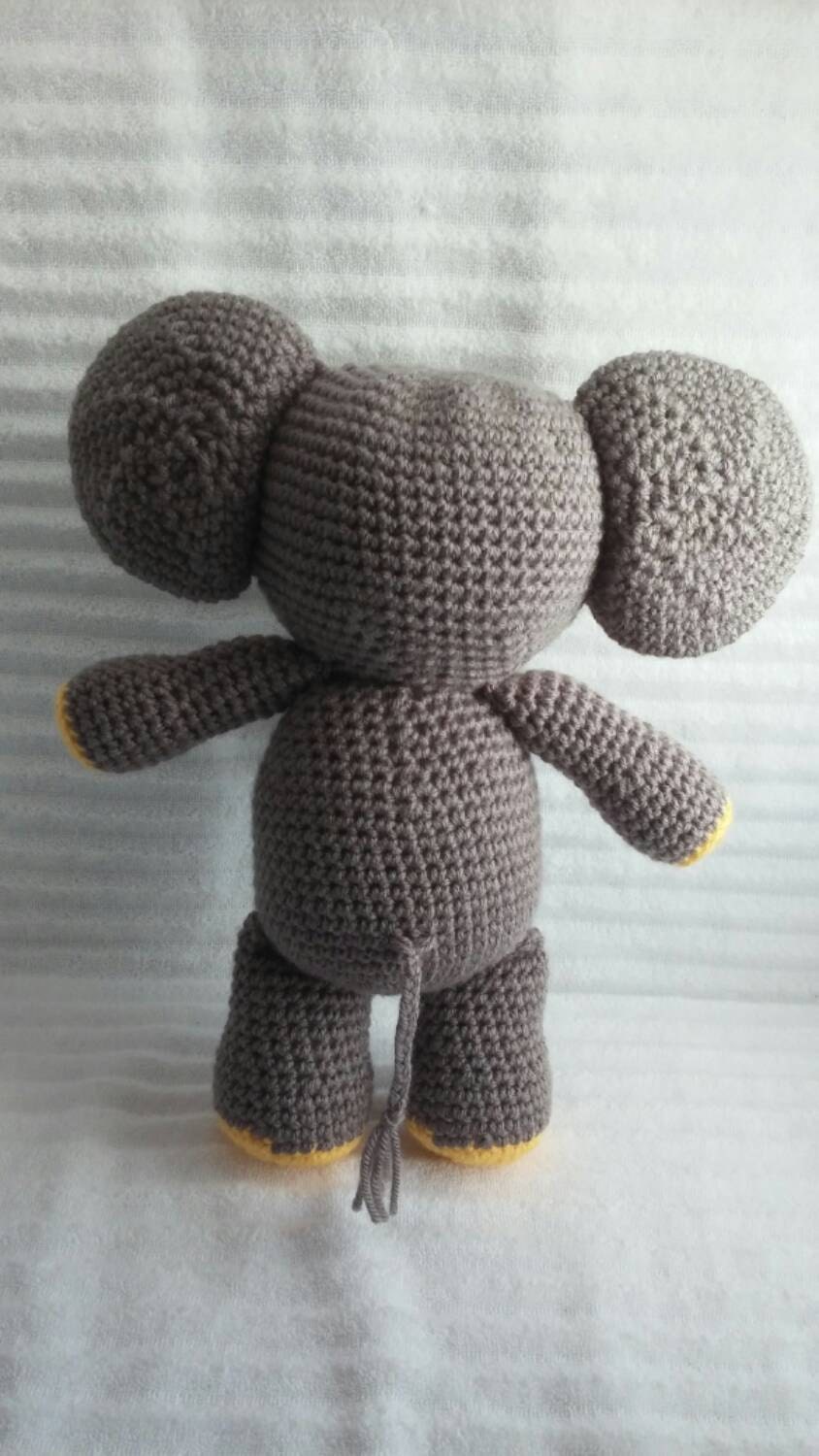 Crochet Elephant Elephant Stuffed Animal Crochet Animal Elephant