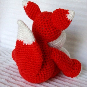Crochet Fox Stuffed Animal, Crochet Animal, Fox Plush, Stuffed Fox, Crochet Fox Animal, Stuffed Animal, Forest Nursery, Fox Stuffed Animal image 3