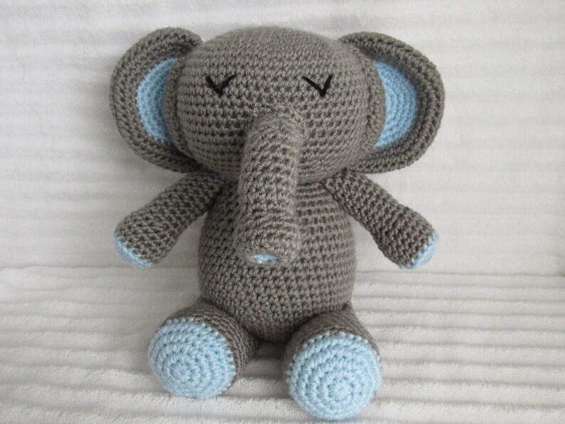 Crochet Elephant Elephant Stuffed Animal Crochet Animal - Etsy
