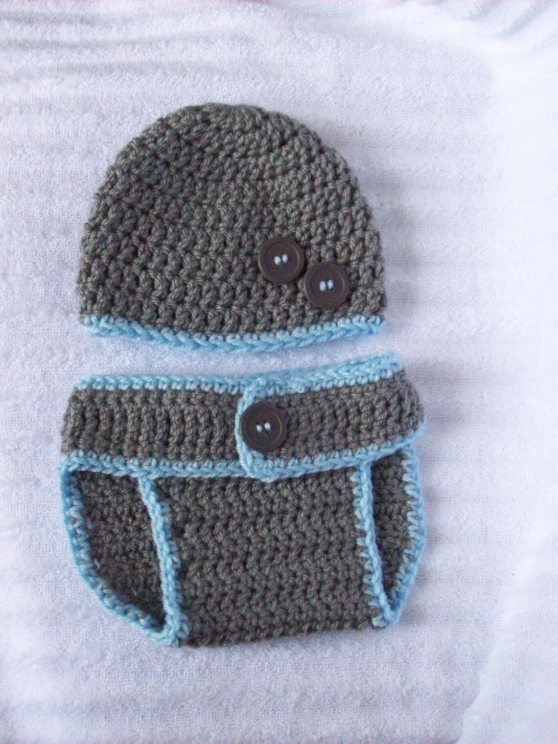 Baby Boy Diaper Cover Set Gray and Blue Diaper Cover Set Etsy