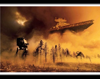 Welcome to Endor Parody Poster- 13x19 16x24 OR 24x36 Inches - Print 557 - Home Decor