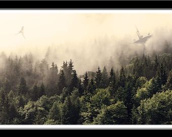 Endor - Parody Art#4 - 13x19 16x24 or 24x36 inch - Home Decor