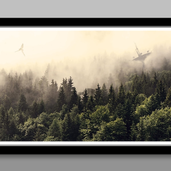 Endor - Parody Art#4 - 13x19 16x24 or 24x36 inch - Home Decor