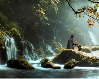Endor Parody Art #5 - Apology Accepted - 13x19, 16x24 or 24x36 Inches - Home Decor