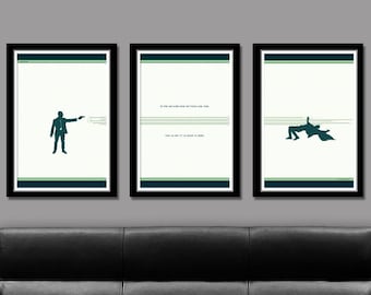 Matrix Minimalist Poster Collection - 13x19, 16x24 or 24x36 Inches - Home Decor