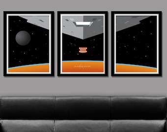 Force Inspired - Star Wars Inspired Minimalist Movie Poster Set Edition One - Home Decor