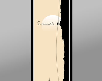 Quotable Minimalist Movie Poster - 12x36, 13x19, 16x24 or 24x36 Inches - Print 285 - Home Decor