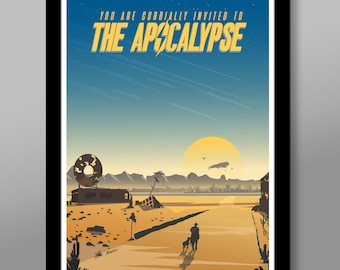 The Apocalypse Poster - Gamer Movie Poster - 13x19, 16x24 or 24x36 Inches - Home Decor