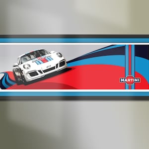 Racing Tribute Poster - Print 347 - 12 X 36 Inches -  Home Decor