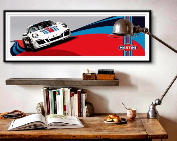 Racing Tribute Poster - Print 347 - 12 X 36 Inches - Home Decor - Etsy