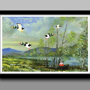 80s Video Game Inspired Poster - Parody Art #1 - Print 299 - Home Decor