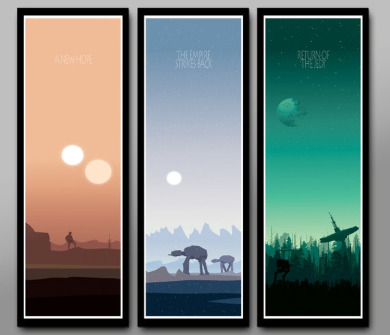 star wars minimalist poster