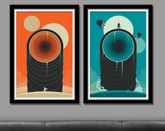 Dune Minimalist Collection 1 and 2 - 13x19, 16x24, or 24x36 Inches - Home Decor