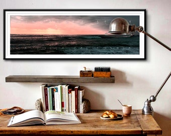 La Jolla San Diego - Surf Posters - Windansea Beach - Print San Diego Fine Art - 12 x 36 Inches - Home Decor