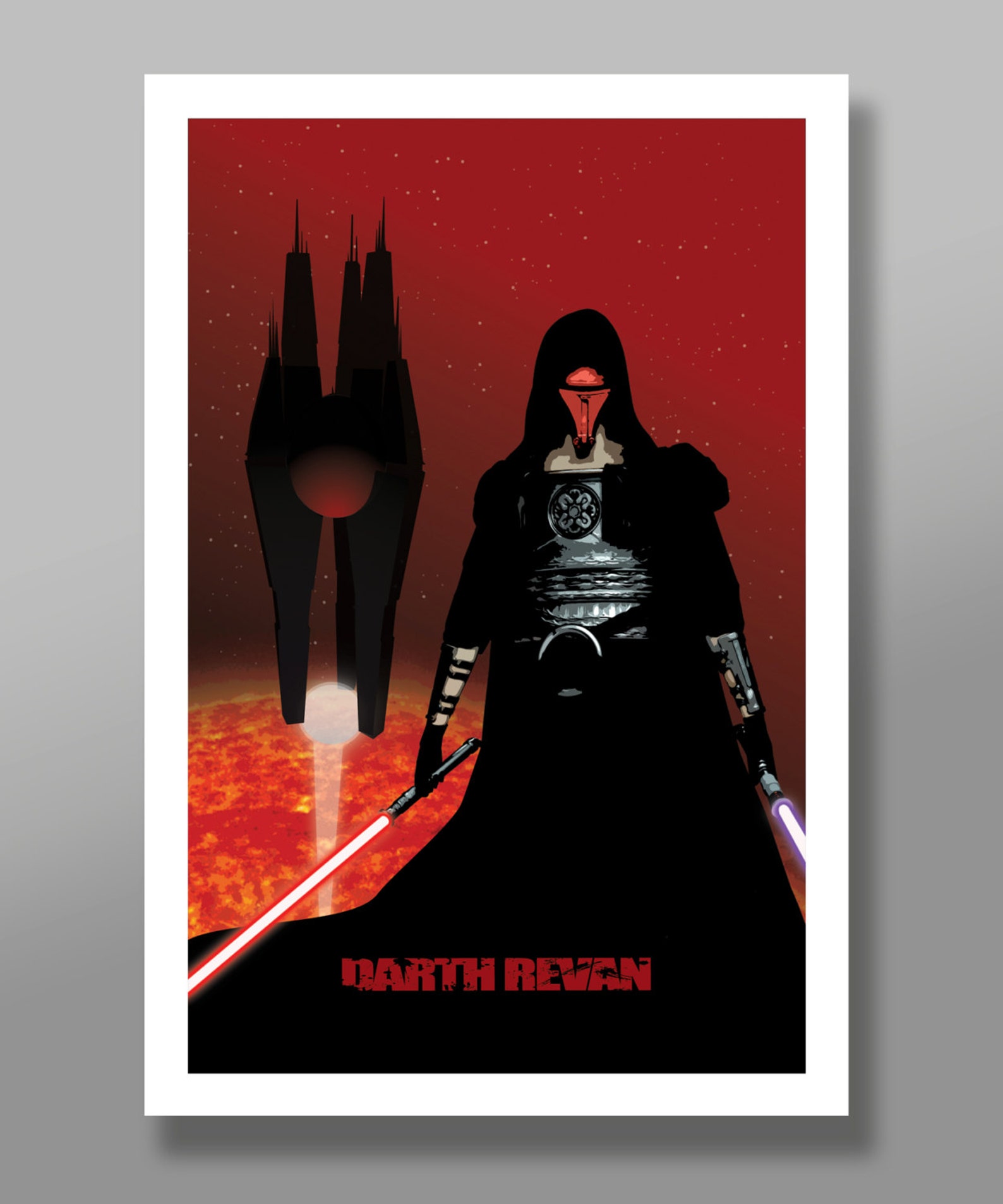 Sith Lord Tribute - Print 332 - Home Decor - Etsy
