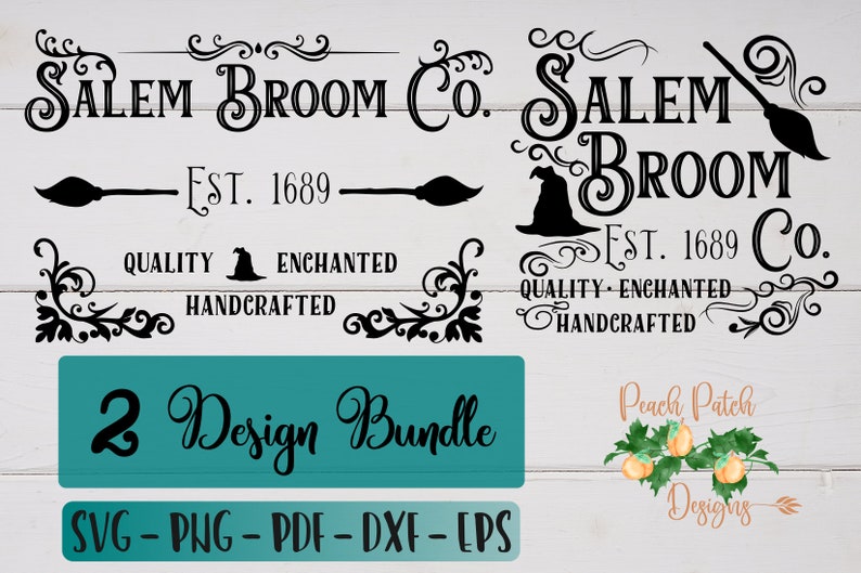Salem Broom Co. SVG Cut File Instant Download - Etsy