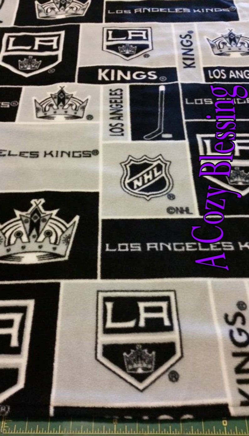 NHL Licensed Los Angeles Kings Hockey Fleece Blankets Blanket Etsy