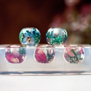 Bead Mold "Pandora" style, Silicone mold, Jewelry resin mold, D-12mm, Transparent clear mold, Pendant mold, Necklase DIY mold Cabochon mold
