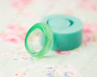 Ring Silicone Mold, 17 (US - 6 3/4),  For Epoxy Resin, Transparent Clear, Resin Jewelry Mould, Ring Mold, Resin Ring Jewelry Mold, DIY MK27