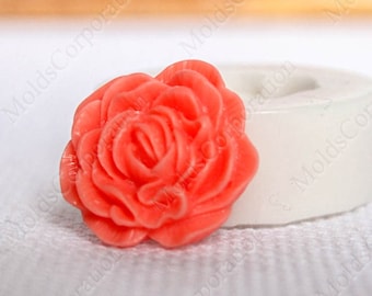 Molde de silicona para rosas, diámetro de 23 mm, para arcilla polimérica, silicona de grado alimenticio, para colgantes, resina, scrapbooking y joyería (M206)