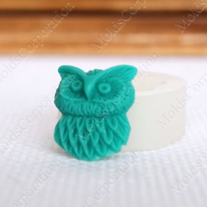 Owl mold, Pendant silicone mold, Cabochon mold, Resin bird mold, Polymer clay mold, Animal mold, Food safe mold, Candy mold DIY Jewelry mold
