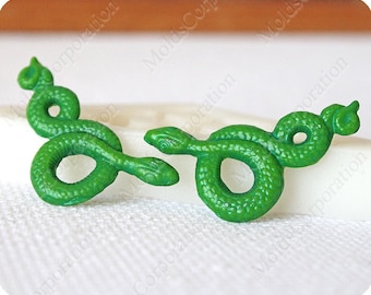 Reptile Mold Snakes Silicone Mould, Pendant mold, Scrapbooking mold, Resin mold, Polymer clay mold, Jewelry mold, Food safe mold M223 (3/3)