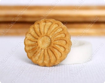 Stampo in silicone per biscotti, D=35 mm, per resina epossidica, stampo per biscotti, stampo per cioccolato alimentare, stampo per torta fondente, stampo per ciondolo fai da te M184/4