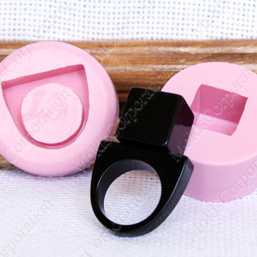 Ring Silicone Mold Faceted Resin Ring Mould US 10 1/4 Resin Etsy