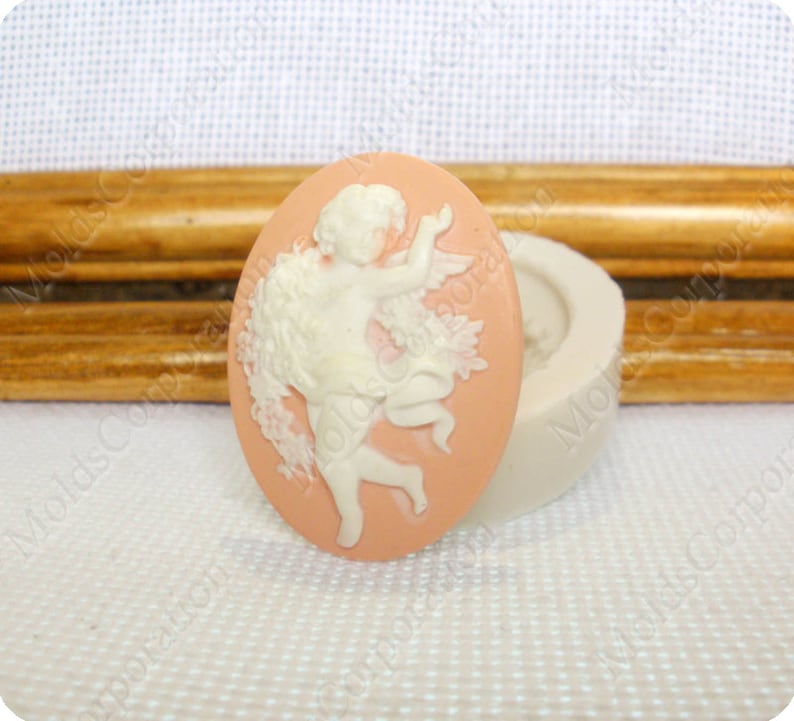 Polymer clay mold DIY Pendant mold Girl mold Cabochon mold Resin mold To choose mold Christmas mold Cameo silicone mold Food mold