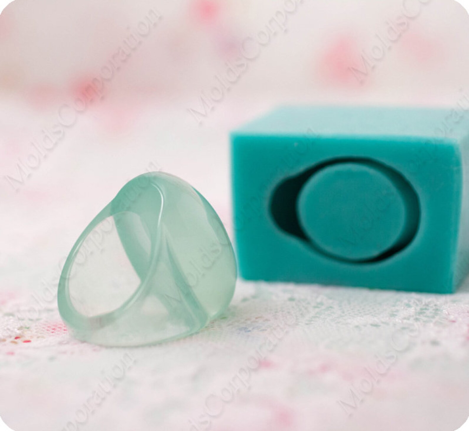 Ring Silicone Mold Resin Jewelry Ring Mold 17 US 6 3/4 Etsy