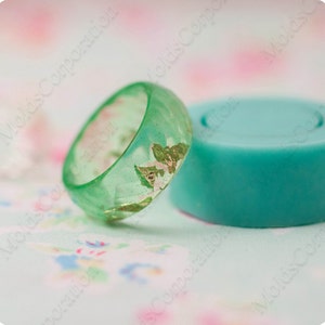 Ring Silicone Mold, Faceted Resin Ring Mould, US 10 1/4, Resin Jewelry, Flexible Mold, Transparent Clear DIY Mold, Jewelry Ring Craft MK24