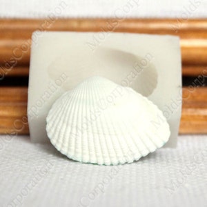 Real Seashell Silicone Mold, For Polymer Clay, For Epoxy Resin, Jewellry, Food Safe Molds, Soap, Fondant, Wax, Pendant Mold, М230 (3/3)