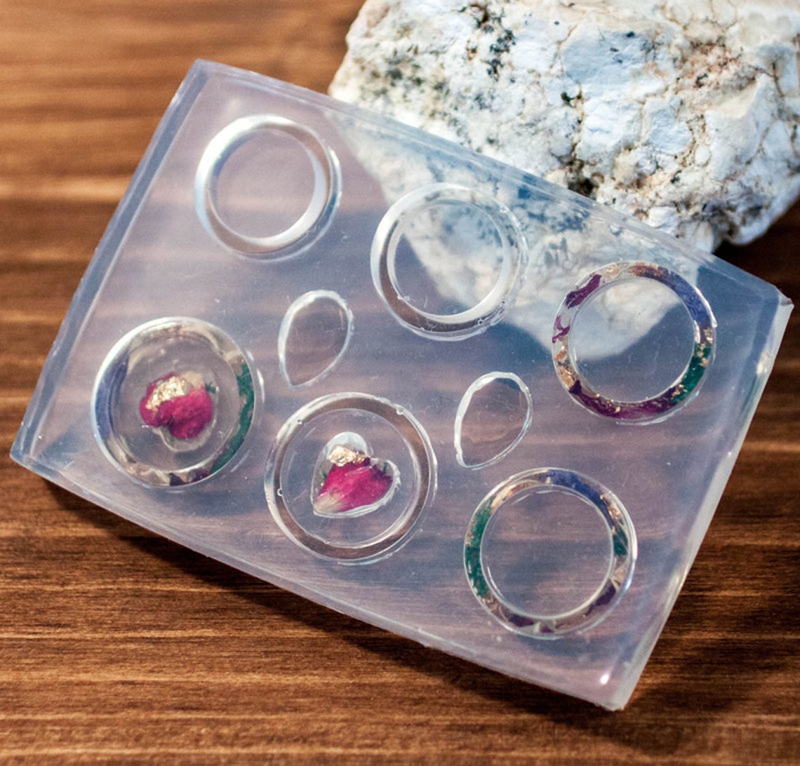 Ring silicone mold Resin mold Jewelry mould Rings mold size Etsy