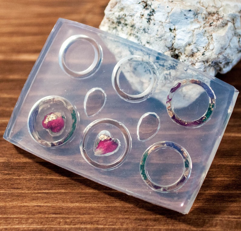 Ring Silicone Mold Resin Mold Jewelry Mould Rings Mold Size Etsy