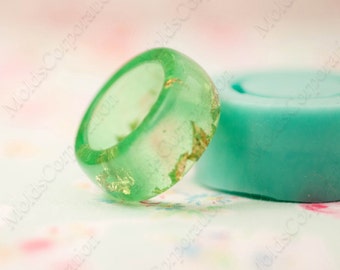Ring Silicone Mold, Resin Ring Mould US 7 1/4, Jewelry Mold, Flexible Epoxy Resin Mold, Transparent Clear DIY Mold, Jewelry Ring Craft MK28