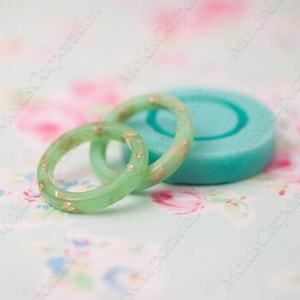 Ring Silicone Mold, Resin Jewelry Ring Mold, 18 (US 8), Epoxy Resin Molds, Transparent Craft Mold for Resin Ring Jewelry Mold DIY MK23 (1/7)