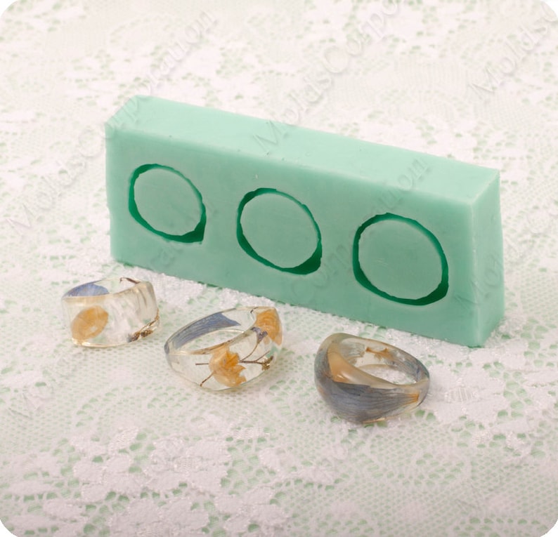 SET Ring Silicone Mold US 234 Jewelry Mold Epoxy Resin Ring Etsy