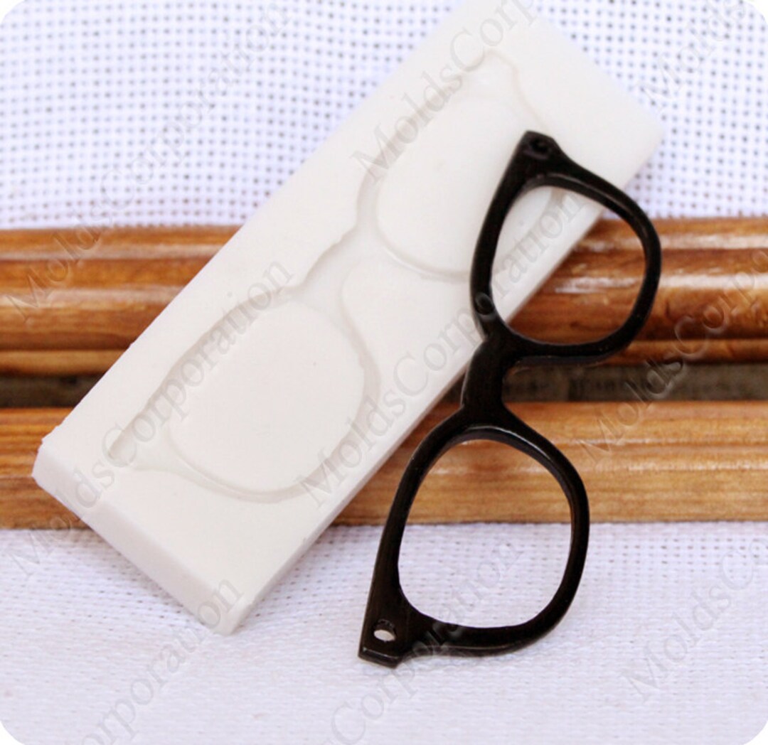 Glasses Silicone Mold, Spectacles Flexible Mould, for Epoxy Resin