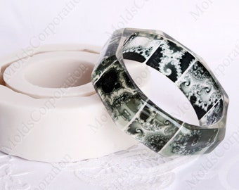 Bangle Silicone Mold, Resin Bracelet Mold, Silicone Moulds, Epoxy Resin Jewelry Mold, Transparent Clear, Resin Bangle Mold, DIY MB4 16/23,95