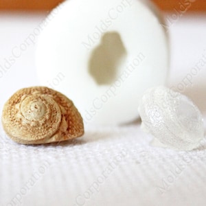 Real Seashell Silicone Mold, For Polymer Clay, For Epoxy Resin, Jewellry, Food Safe Molds, Soap, Fondant, Wax, Pendant Mold МP11